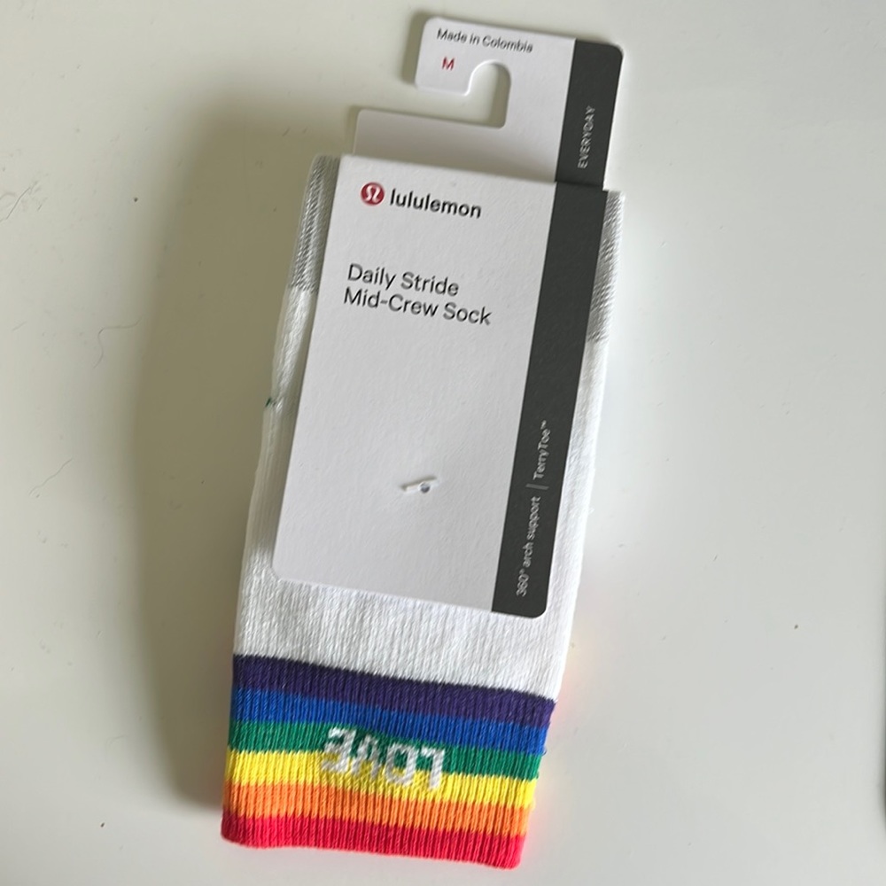 Lululemon Daily Stride Mid-Crew Sock - brand new